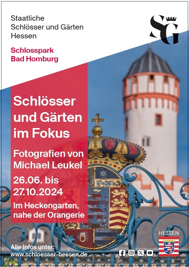 Plakat Fotoausstellung Leukel Schlosspark Bad Homburg